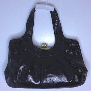 EUC Coach Ergo Black Patent Leather